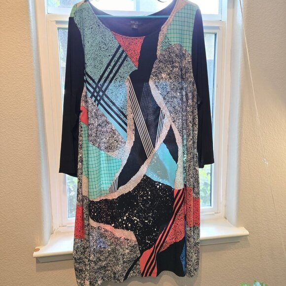 Style & Co. Dresses & Skirts - 👗Style & Co Abstract Print Shift Dress